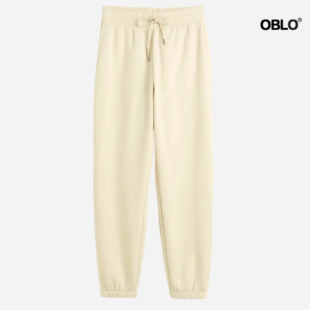 OBLO Sweatpants Celana Jogger Polos Unisex Pria dan Wanita Fleece Sport
