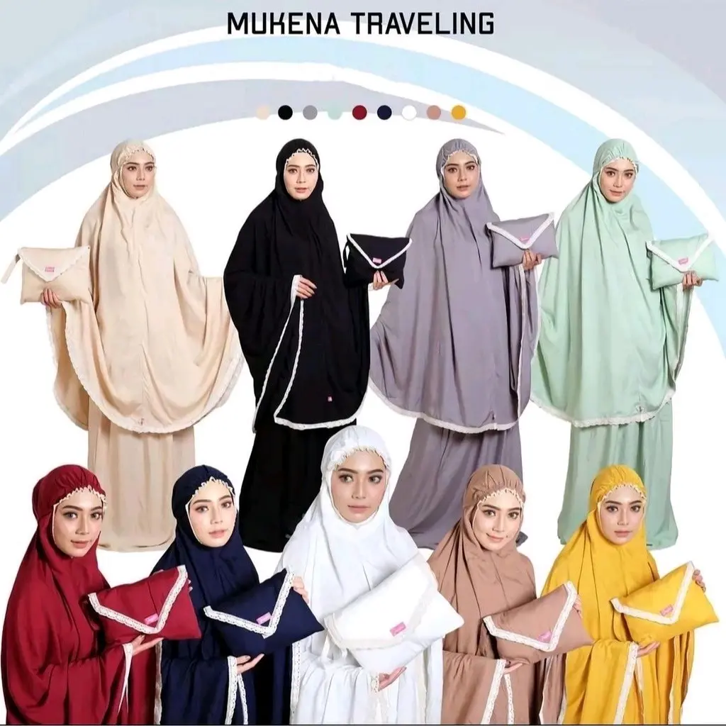 MUKENAH RENDA AMPLOP//mukenah dewasa renda traveling FREE TAS