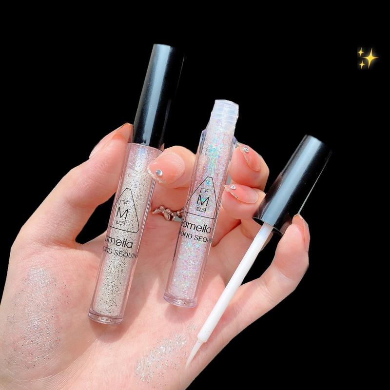Mỹ Phẩm Cọ bút nhũ mắt kim tuyến make up nàng tiên cá dạng lỏng ánh sáng trang điểm Tatitava Cosmetic