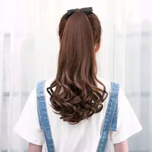 Hair Clip Ponytail Kuncir Ekor Kuda Tali Panjang 30-35 cm Rambut Palsu Wanita