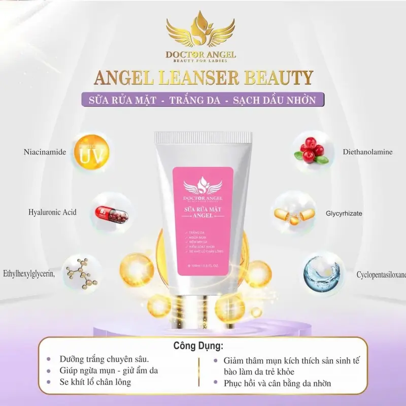 SỮA RỬA MẶT giúp sạch sâu trắng da 100ml 0