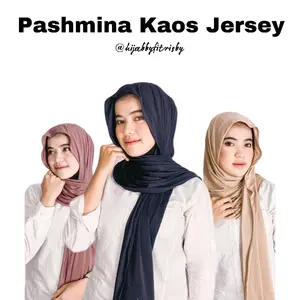 pashmina kaos jersey spaandex premium / pashmina turki shawl