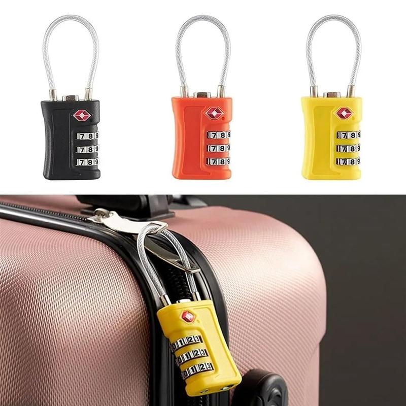 Product Introduction of Portable Password Lock, Changeable Password Lock, TSA Locks for Travel, Padlock for Cabinet, Locker, Gym, School, Suitcases, Baggage, Small Cabinets 5