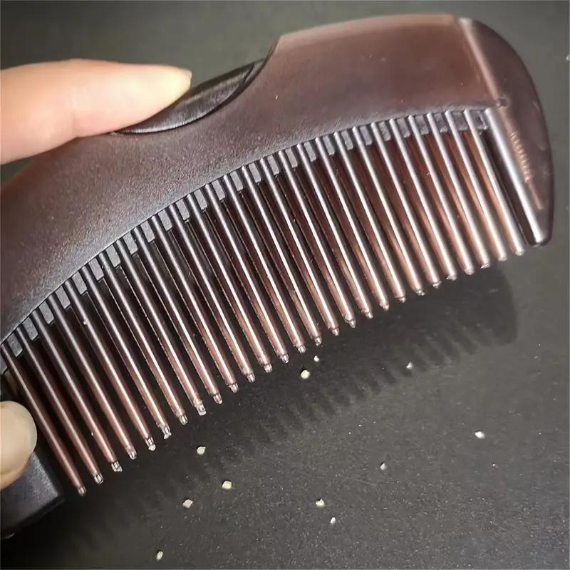 Scalp Massage Comb, 2 Counts Manual Portable Hair Care Comb, Head Relaxation Massage Tool, Hair Care Products, Valentine's Day Gift, Scalp Comb, Straight Tooth Comb 4