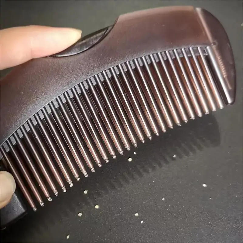 Scalp Massage Comb, 2 Counts Manual Portable Hair Care Comb, Head Relaxation Massage Tool, Hair Care Products, Valentine's Day Gift, Scalp Comb, Straight Tooth Comb 4