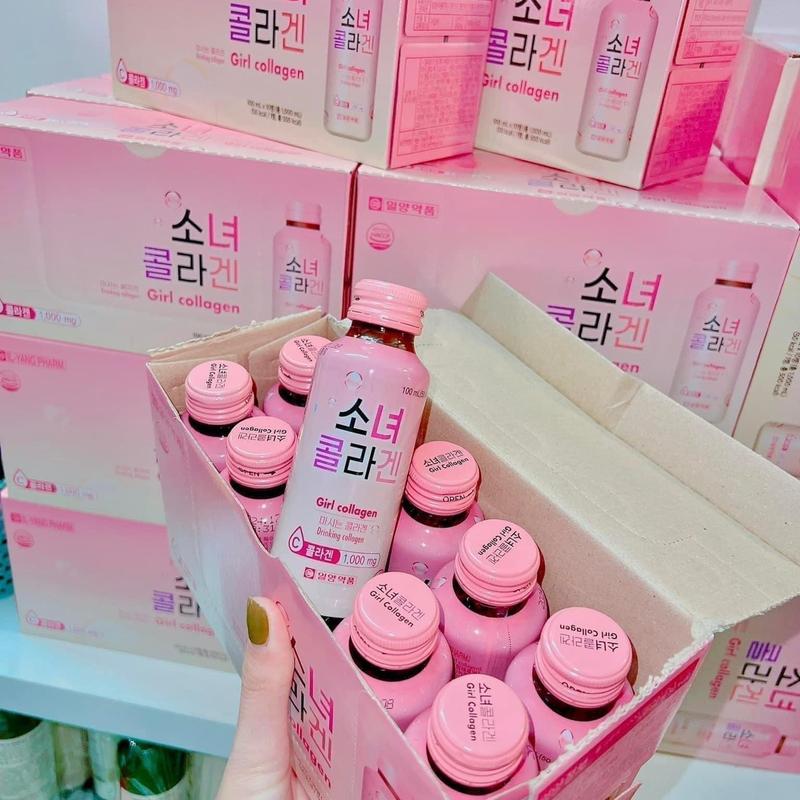 Combo 3 hộp Girl collagen Hàn Quốc nước uống đẹp da kéo dài tuổi thanh xuân