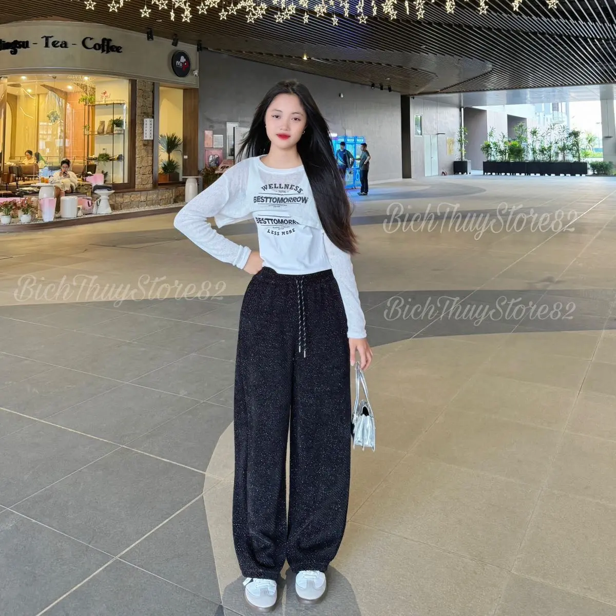 Quần Suông Chất Dạ Nhung Dày Dặn Cao Cấp Loại Đẹp Wommen Pants - BichThuyStore82