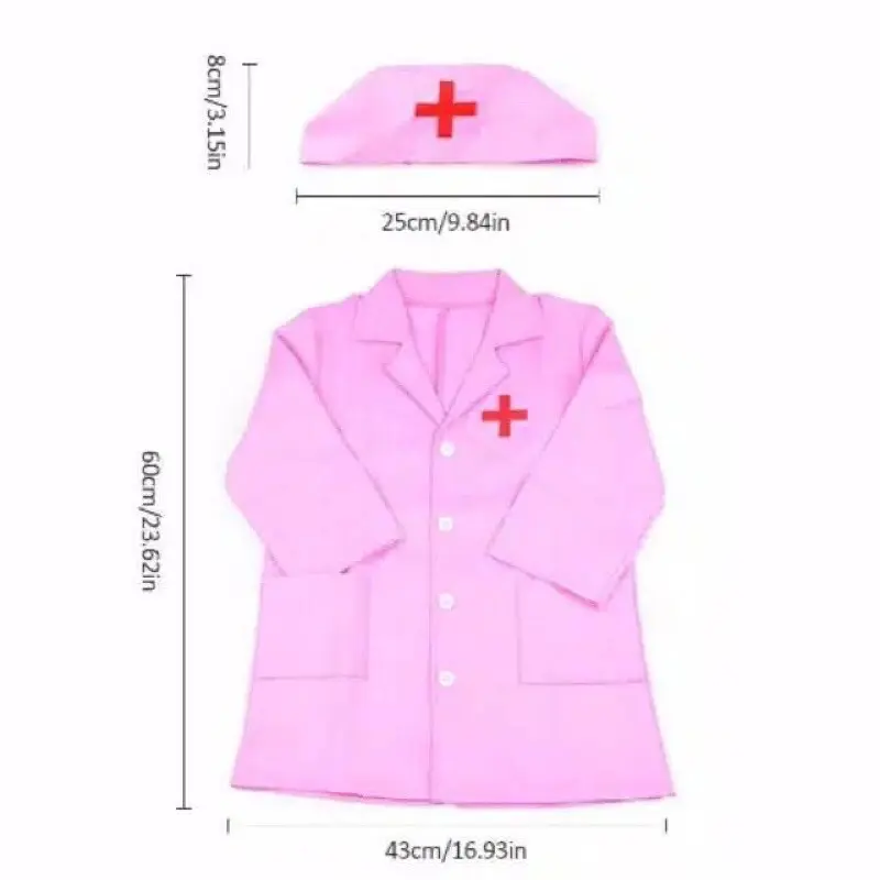 Baju Dokter Anak/Kostum Baju Dokter Anak/Mainan Kostum Dokter 5