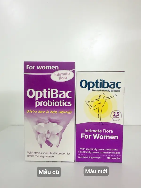 Thực Phẩm Bổ Sung Men Vi Sinh Optibac Tím dành cho phụ nữ (Optibac For Women) , lọ 90 viên 1