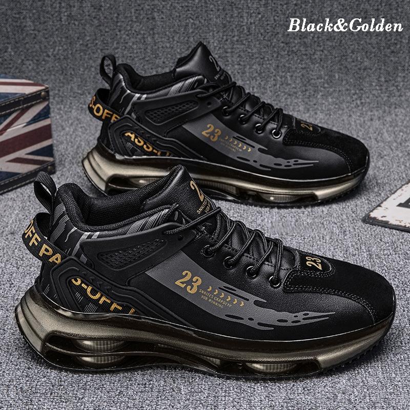Product Introduction of Fashionable Men's Shoes: Air Cushioned Sneakers for Casual and Sports Shock-absorbing Sports Versatile Running Shoes Athletic Trainers 9