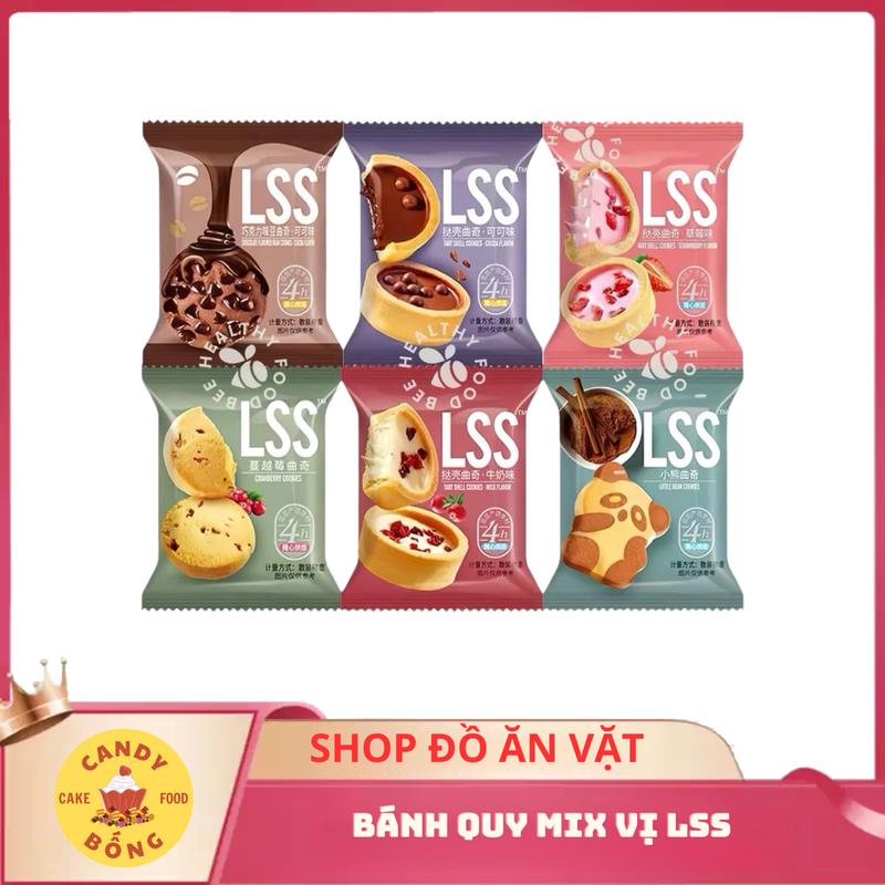 Bánh quy bơ sữa socola LSS - Snack Food Sô Cô La Ăn Vặt Nho