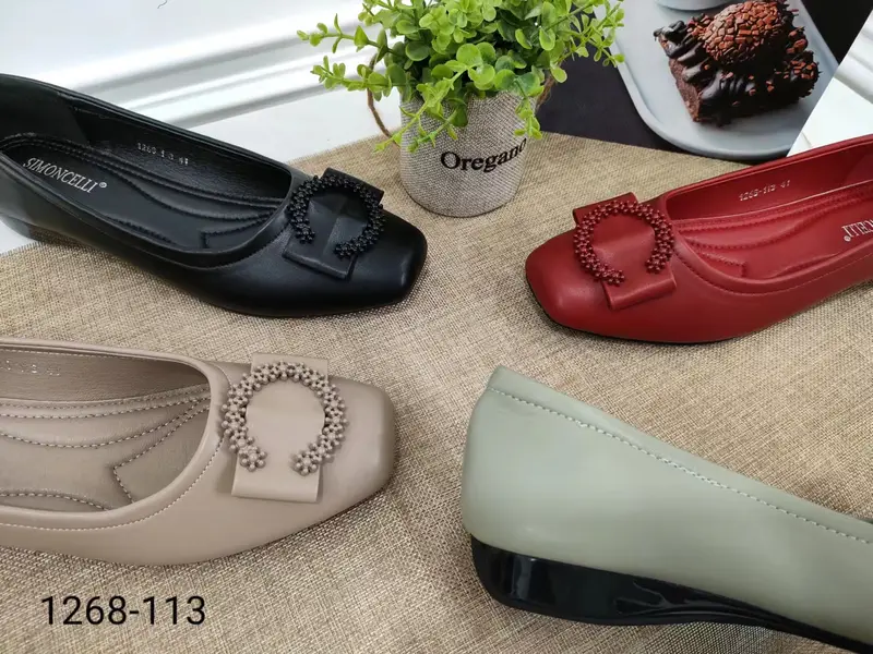 Simoncelli Sepatu Wanita Flat Big Size Import 1268-113 5