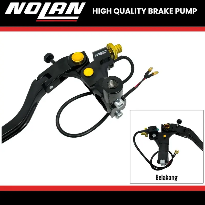 MASTER REM BRAKE PUMP NOLAN ORIGINAL SINGLE TABUNG  CNC UNIVERSAL MATIC DAN BEBEK Z6025 4