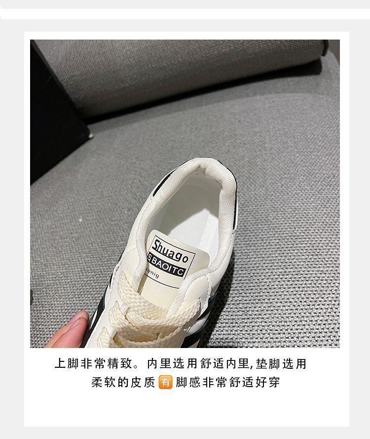 Product Introduction of Spring and Autumn Popular Sports Board Shoes Fashionable All-Matching Retro White Shoes German Training Shoes Casual Cortez Women's Shoes 18