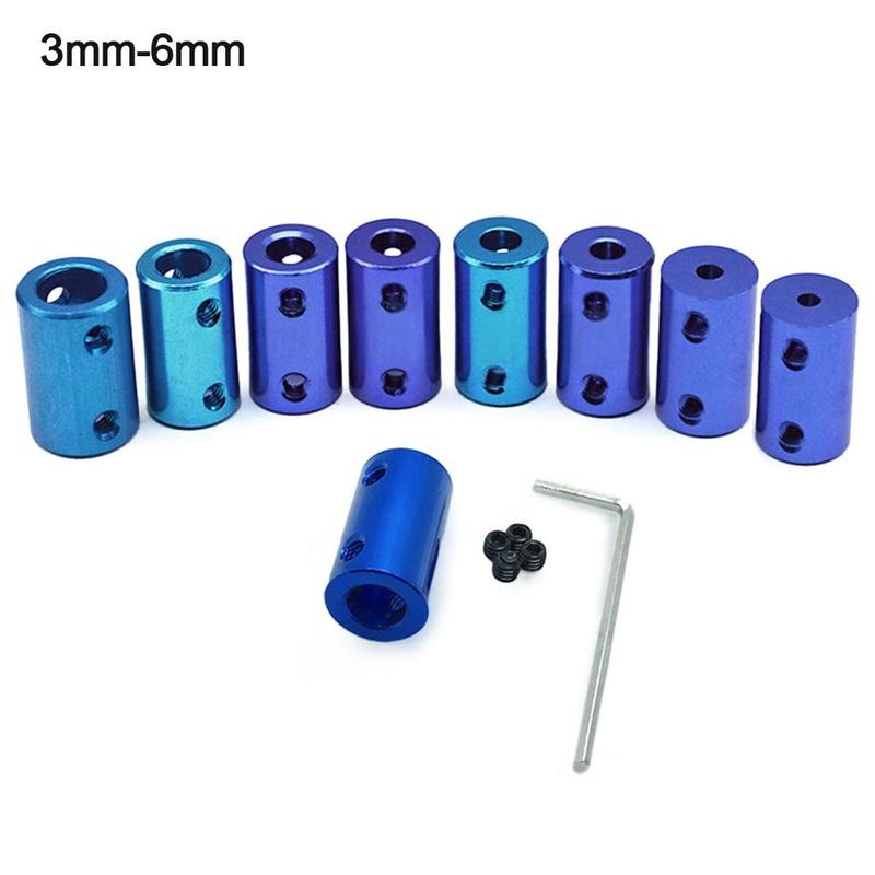 Product Introduction of 2pcs New Motor Accessories Stepper Motor Connector 3D Printers Parts Coupling Device Blue Shaft Coupler Rigid Shaft Coupler 14
