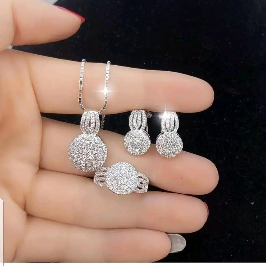 Kalung set silver