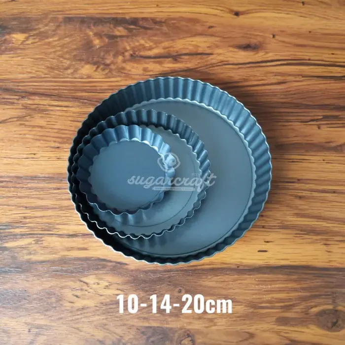 Loyang pie bongkar pasang anti lengket set 2