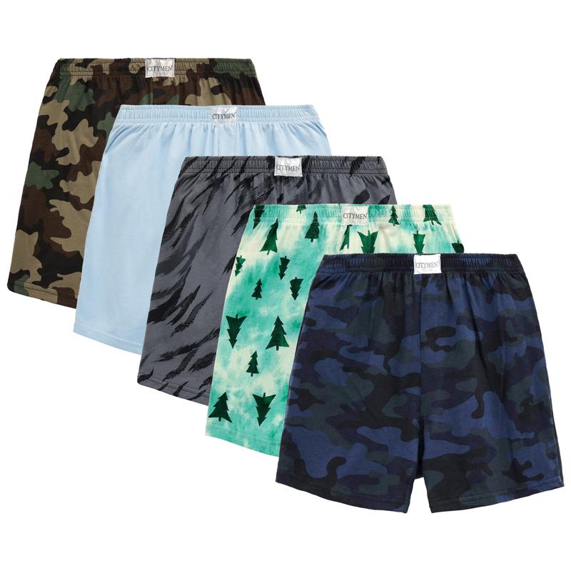 Combo 5,4,3 quần đùi thun cotton co giãn 4 chiều, quần short nam mặc ở nhà, mặc ngủ, quần đùi nam nhiều màu giao mẫu ngẫu nhiên Menswear Áo 4
