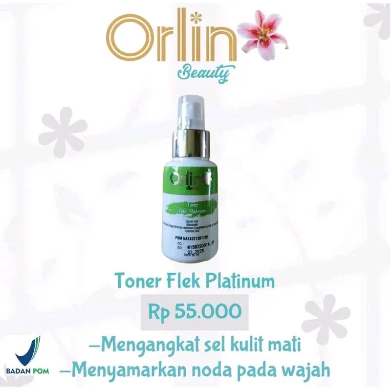 Toner/pembersih wajah Tanpa Pengharum