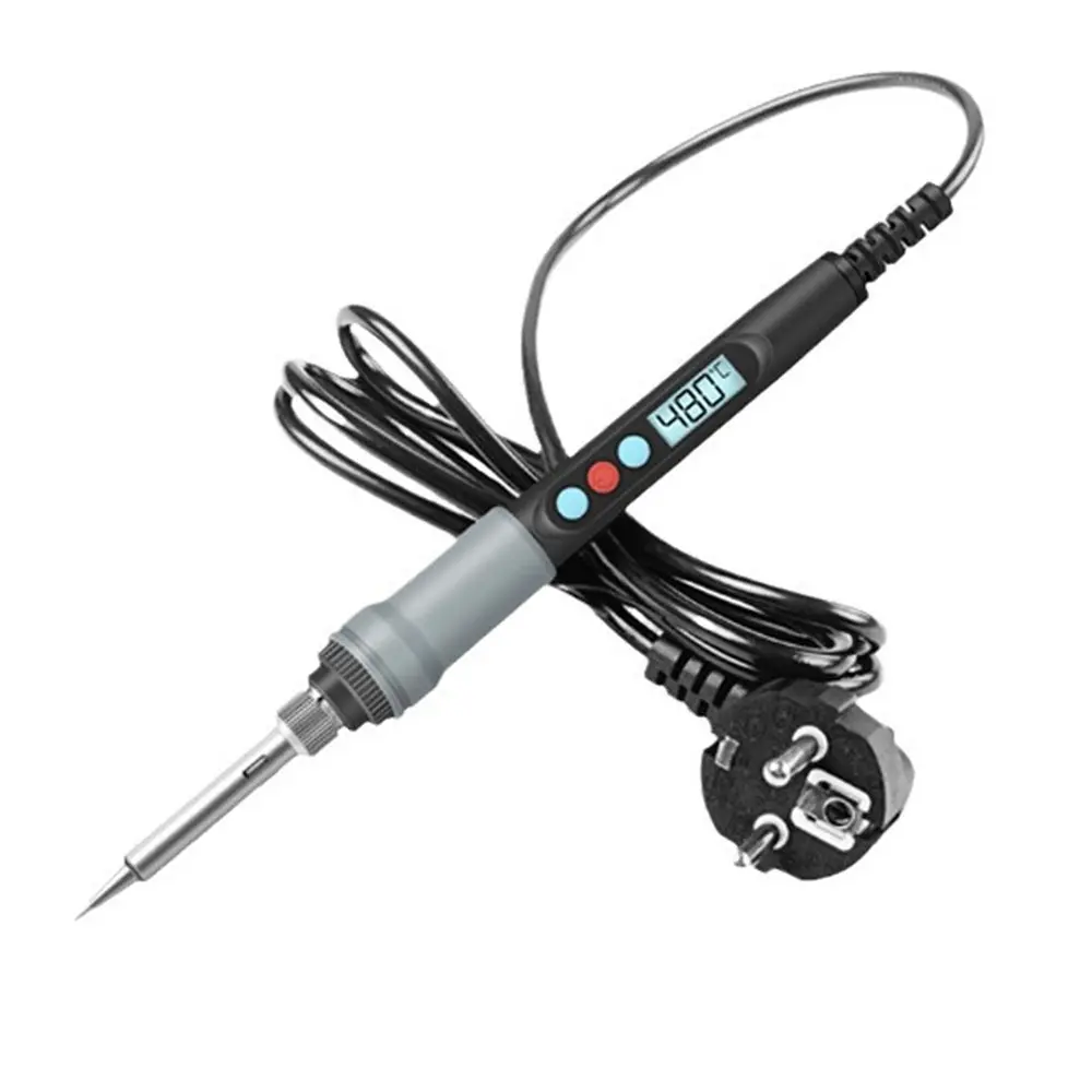 ชุดหัวแร้งบัดกรีเหล็ก หน้าจอดิจิทัล LCD 220V 90W ปรับอุณหภูมิได้ เครื่องสปอร์ตแบต เครื่องสปอร์ตแบต besi  solder