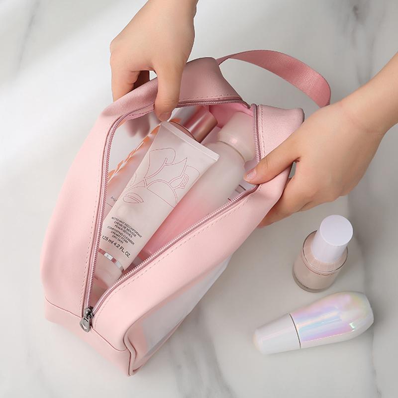 Product Introduction of Portable Travel Wash Bag Female Transparent Waterproof Makeup Storage Pouch Large Capacity Cosmetic Organizer Beauty Women Case 20