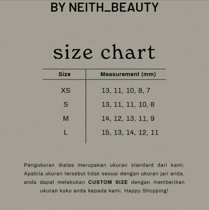 Custom press on nails blue sky Tahan Lama High Gloss Kuku 4