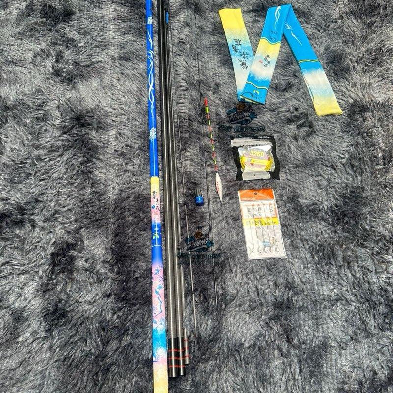 Cần Câu Tay Hoa Mực Nước 5H Xanh Chất Lượng + Quà Tặng Ngọn Trục Thẻo Phao Đi Câu Bắt Cá Fishing Câu Cá Đồ Câu Fishing 247 Việt Nam