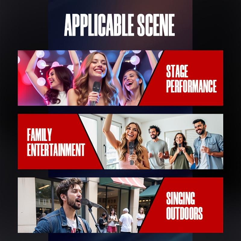 Product Introduction of AT-660 Professional Wired Dynamic Condenser Microphone Handheld Karaoke Mic with High Sound Quality for Electronic Keyboard, Home KTV, Musical Instruments, Amplifiers, Mixing Console, Computer, Live Streaming, Multi-Purpose Recording 10