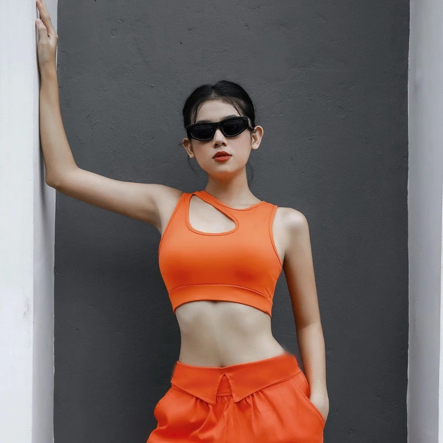 BRA tập Zumba,Gym, Yoga, Aerobic, thể dục nữ . có sẵn Đệm ngực xịn Thun Sport Tập Gym Top Áo Thun