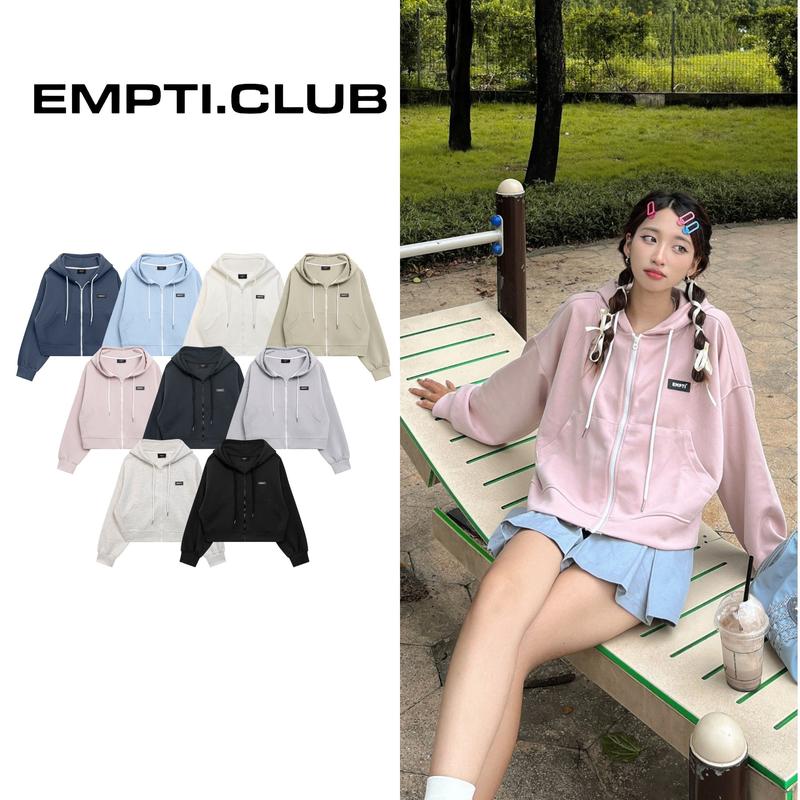 Áo Khoác Hoodie Zip EMPTI CAO SU LỬNG 04