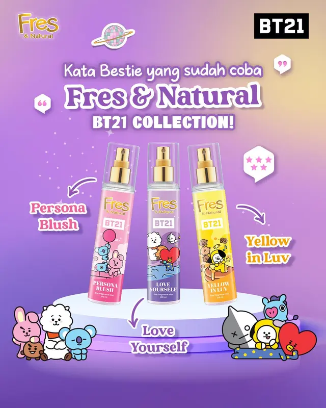 Fres & Natural Cologne 100ml Parfum Wanita Wangi Segar Tahan Lama 3