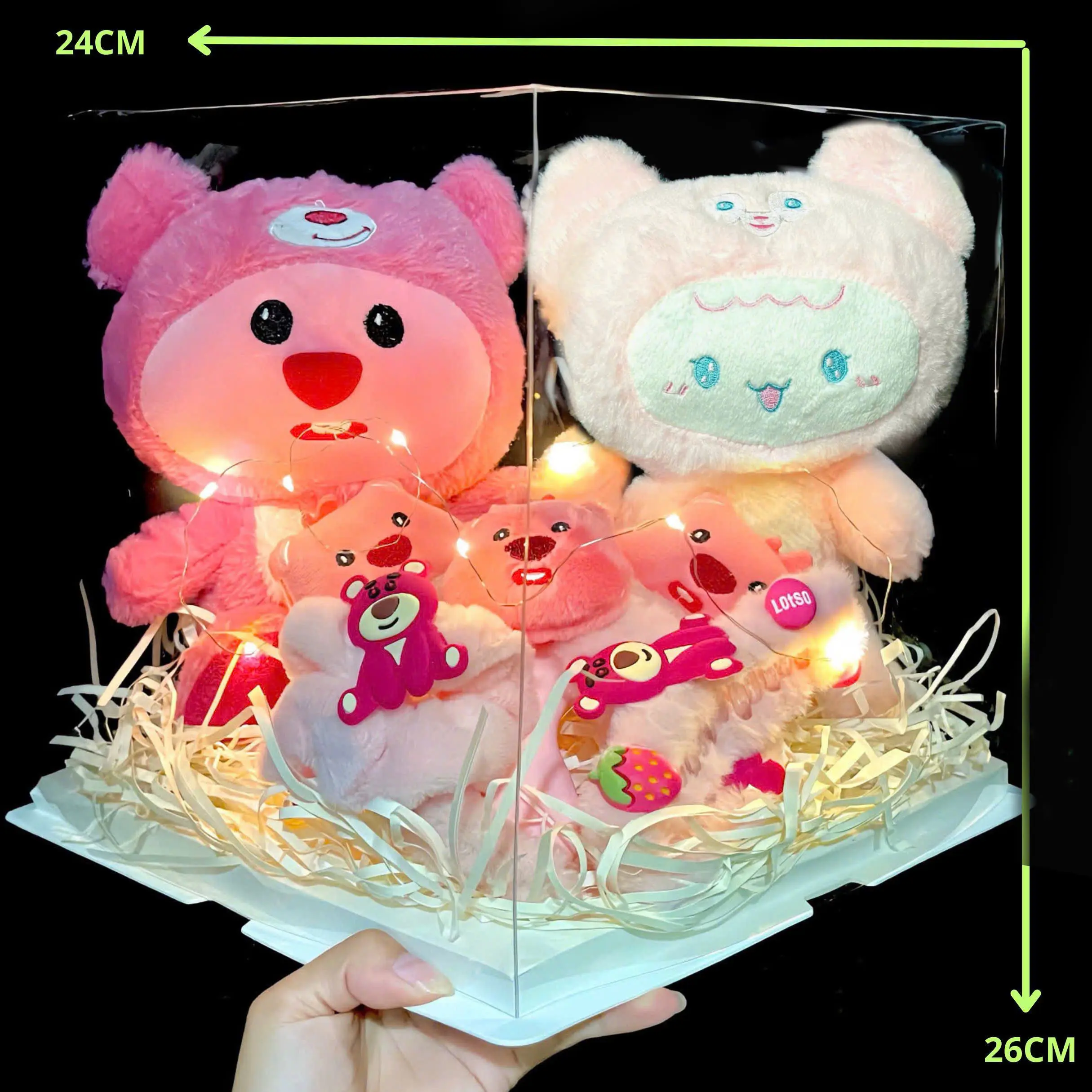 Sét quà tặng gấu LOOPY VÀ LENA , tặng sinh nhật , tặng người yêu, bạn bè