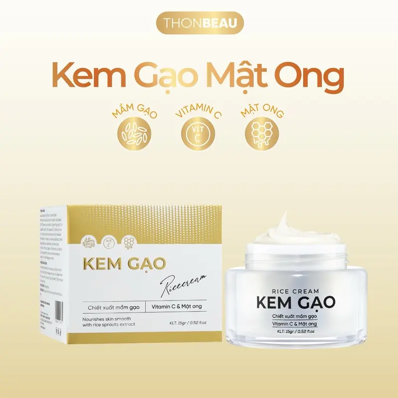 Kem Gạo Mật Ong - Làm Đẹp Da 2