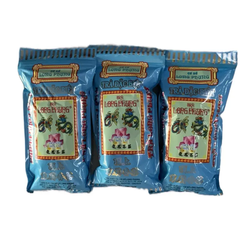 Set 3 gói trà long phụng xanh 1 gói 100g 2