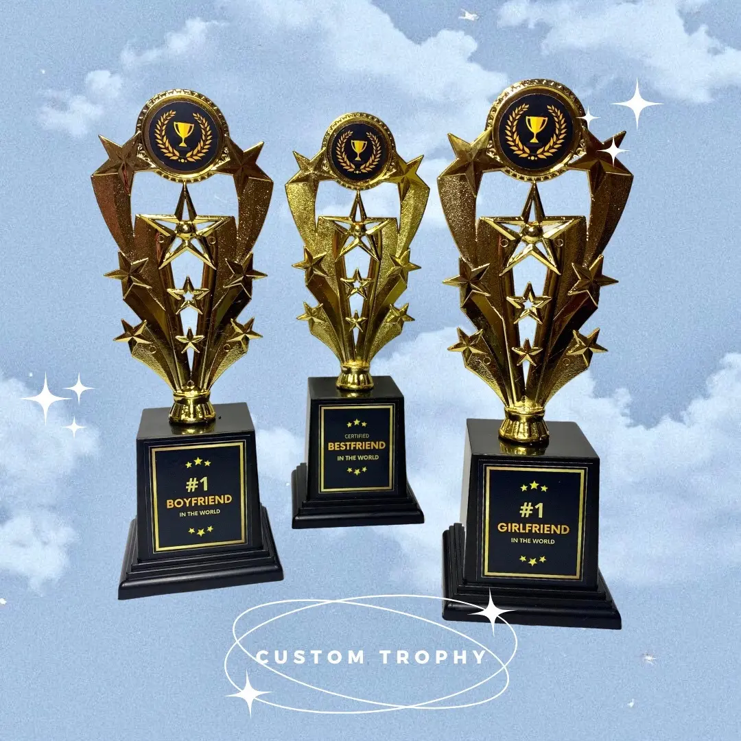 Piala Custom / Award Trophy / Boyfriend Girlfriend Mom Dad / Appreciation / Kado / Unik / Hadiah