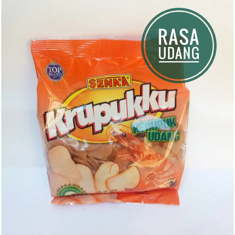 Senna Krupukku Krupuk Udang 200gr (Rasa Bawang/Ikan/Udang) 4