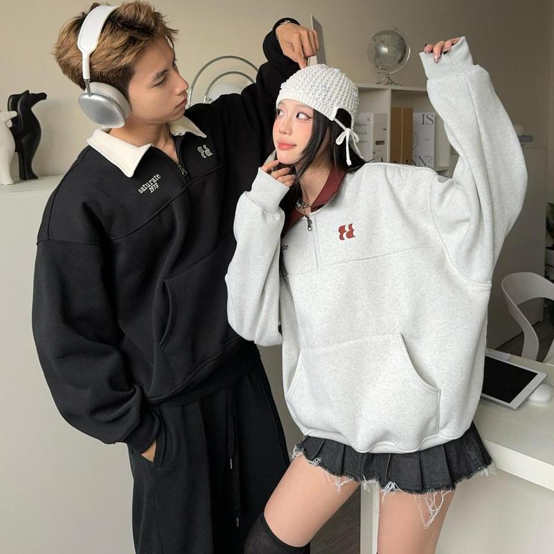 Áo Polo Sweater YC1996 nỉ nam nữ unisex local brand