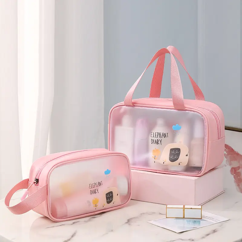 AOMIKOPER Pouch Make-Up Travel Transparan Waterproof 91026 - 90127 - 91028 4