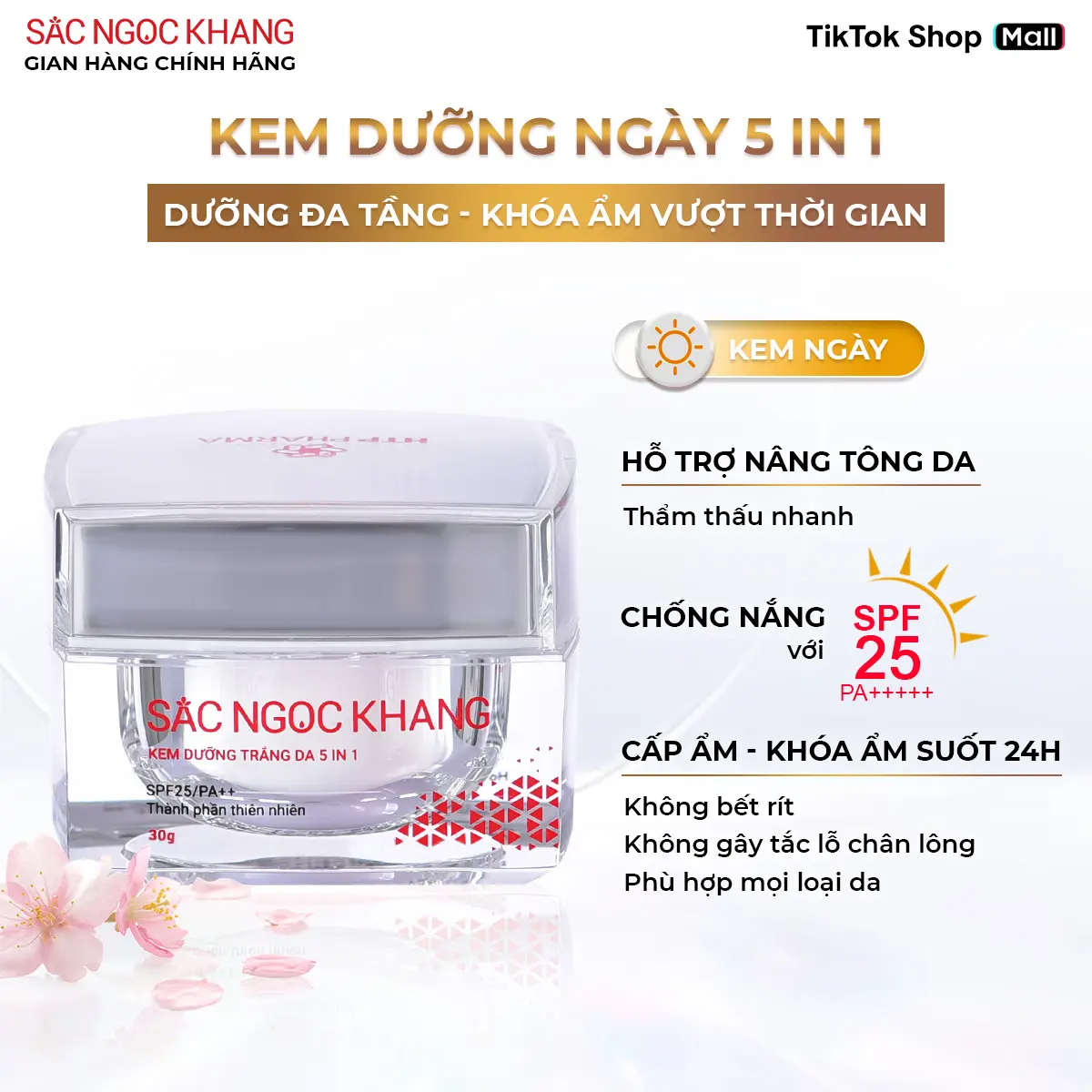 Combo Kem Dưỡng Da 5In1 & Kem Đêm Sắc Ngọc Khang Nhập Khẩu Nhật Bản - Hỗ Trợ Dưỡng Sáng Da Cải Thiện Vấn Đề Nám, Sạm, Tàn Nhang, Lão Hóa Da Skincare 2PL | BigBuy360 - bigbuy360.vn Combo Kem Dưỡng Da 5In1 & Kem Đêm Sắc Ngọc Khang Nhập Khẩu Nhật Bản - Hỗ Trợ Dưỡng Sáng Da Cải Thiện Vấn Đề Nám, Sạm, Tàn Nhang, Lão Hóa Da Skincare 2PL | BigBuy360 - bigbuy360.vn
