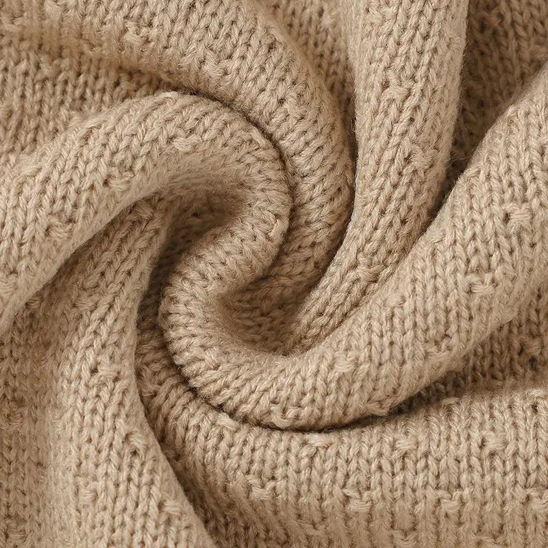 Solid Color Knitted Baby Blanket, Soft Comfortable Breathable Napping Throw Blanket, Skin Friendly Bedding Supplies for Home Bedroom Dormitory 3