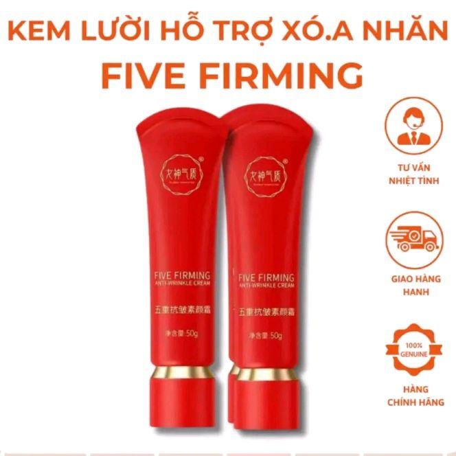 Kem lười xóa nhăn tâng tông FIVE FIRMING - Kem makeup FIVE FIRMING chống lão hóa nâng tông che khuyết điểm cấp ẩm 