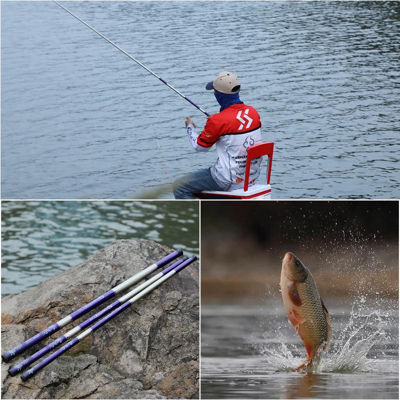 Sougayilang Joran Pancing Murah 2.7-7.2m Bahan Carbon fiber tiang tangan tiang tangan teleskopik joran tegek Sougayilang Joran Pancing Murah 2.7-7.2m Bahan Carbon fiber tiang tangan tiang tangan teleskopik joran tegek