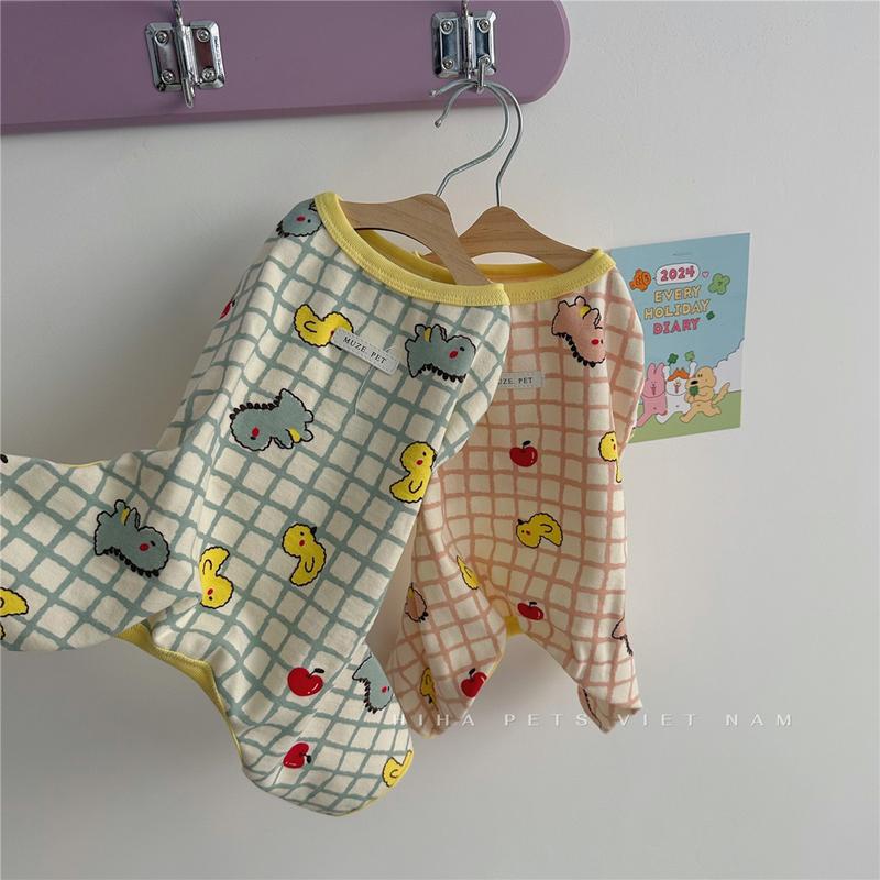 Jump Sọc 4 Chân Chó Mèo Khủng Long Thời Trang Quần Áo Thú Cưng Thiết Kế Cao Cấp Mùa Hè Hiha Pets.