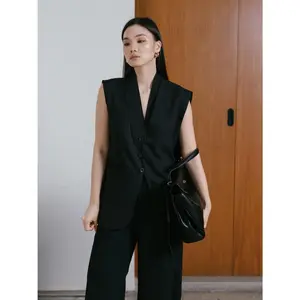 [Jexiva] - Vest Wanita Tanpa Lengan (sleeveless) | Outer Blazer Elegan Korean Look Kekinian Untuk Kantor & Hangout | Kyra Vest