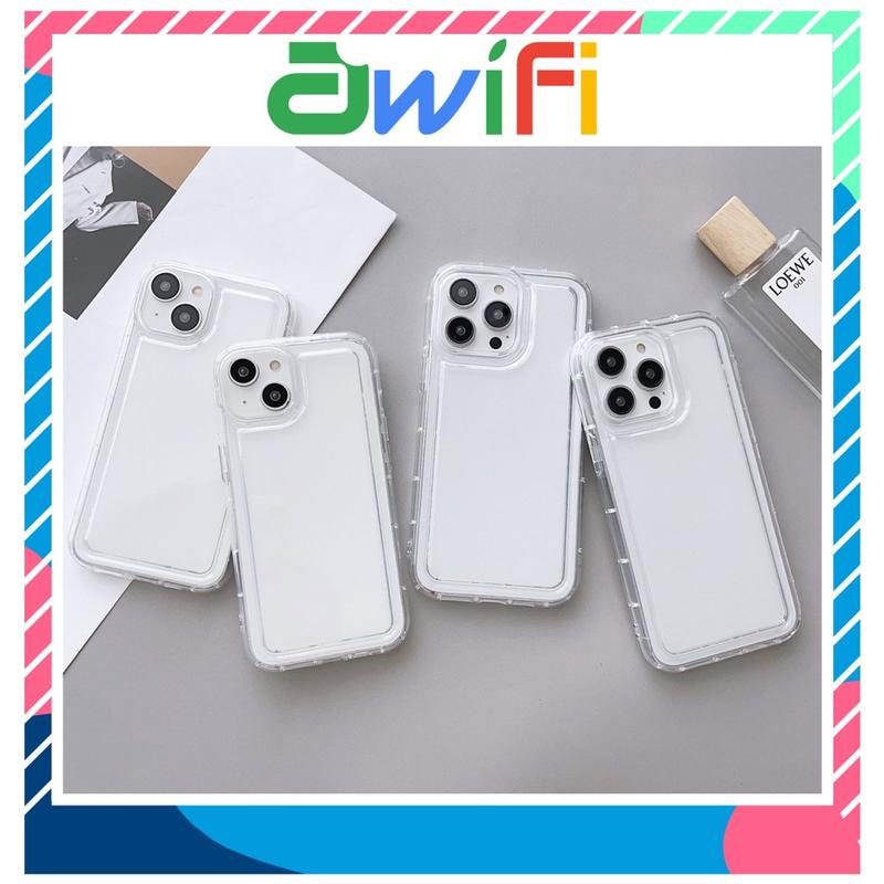 Ốp lưng iphone trong suốt túi khí 6/6splus/7/7plus/8/8plus/x/xs/11/12/13/14/pro/max/plus/promax - Awifi Case B2-10