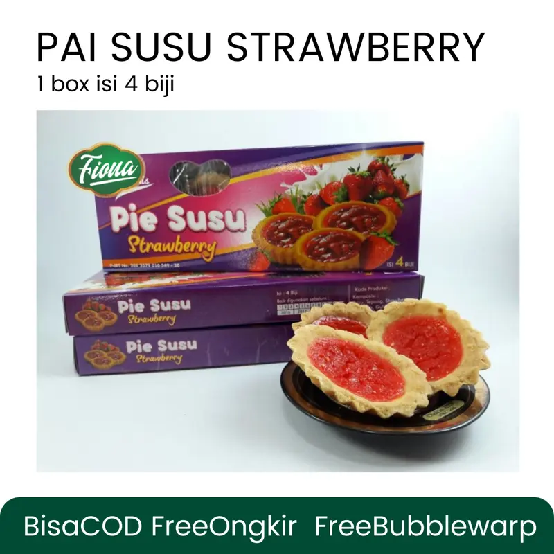 Fiona Pie Pai Susu Durian Apel Strawberry Coklat oleh-oleh Khas Malang Blueberry Cokelat Food 3