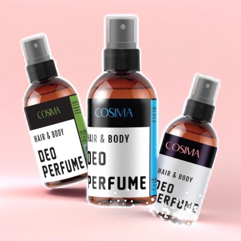 Xịt Thơm Nách Cosima Combo 3 Chai (Xanh Dương/Màu Hồng/Xanh Lá) 60ml - Hỗ Trợ Giảm Mùi Hôi Nách, Mồ Hôi, Thơm Nước Hoa ,Women Nữ