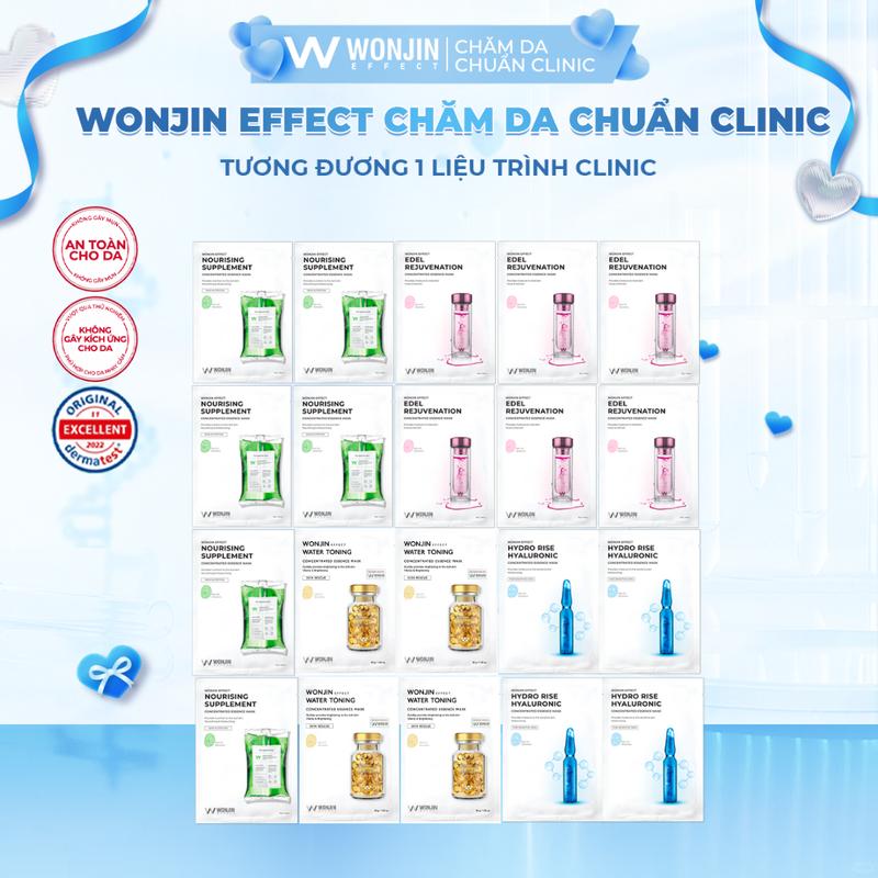 Combo 20 Mặt Nạ Chăm Da chuẩn Clinic MIX Wonjin Effect Mask 30g [B1]