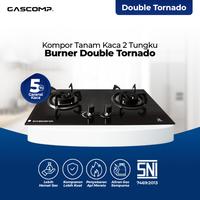 Gambar GASCOMP Kompor Tanam Elektrik Kaca 2 Tungku Double Tornado | Hemat Gas, Api Besar Merata, Tempered Glass Garansi 5 Tahun SNI dari gascompsuperlock Kota Administrasi Jakarta Utara 1 Tokopedia