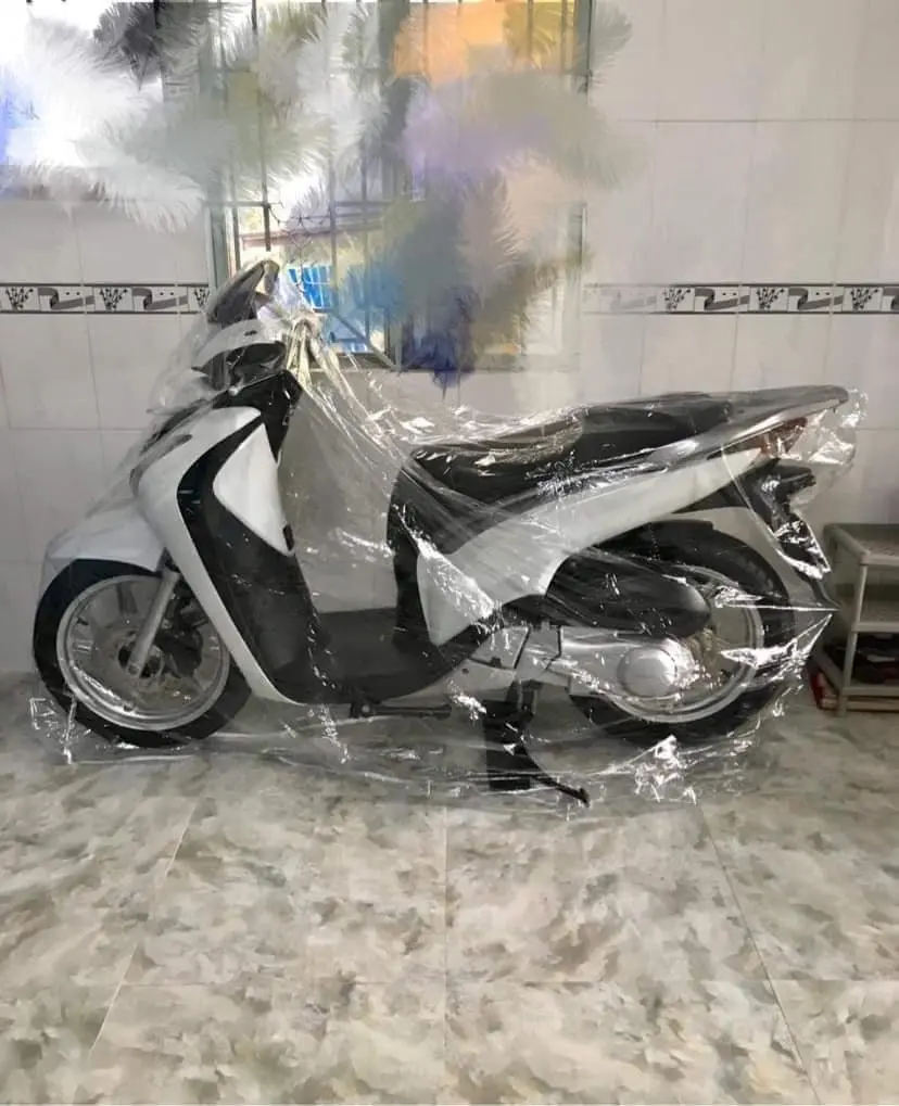 Áo Trùm xe máy Thailand có khoá kéo + Tặng thảm lót